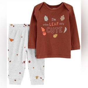 Carters Baby Girl Fall 2 Piece Set 6m